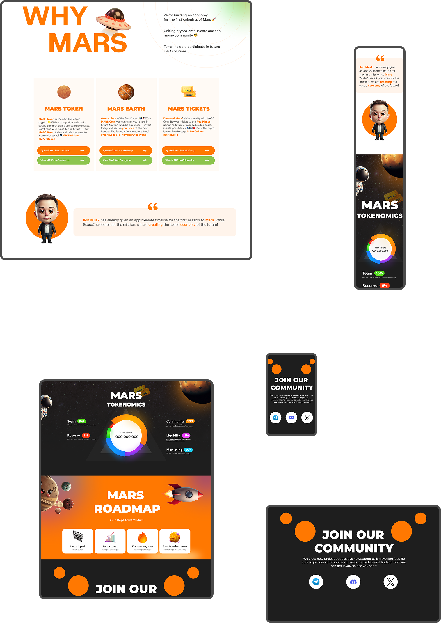 Сайт для криптовалюты Marsmemecoin